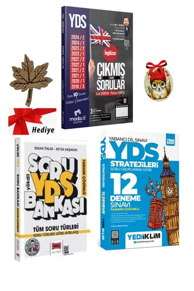 Modadil Yayınları YDS 2025 Deneme + Soru Bankası + Çıkmış Sorular Erkan Önler Rıdvan Gürbüz  Modadil ürün görseli