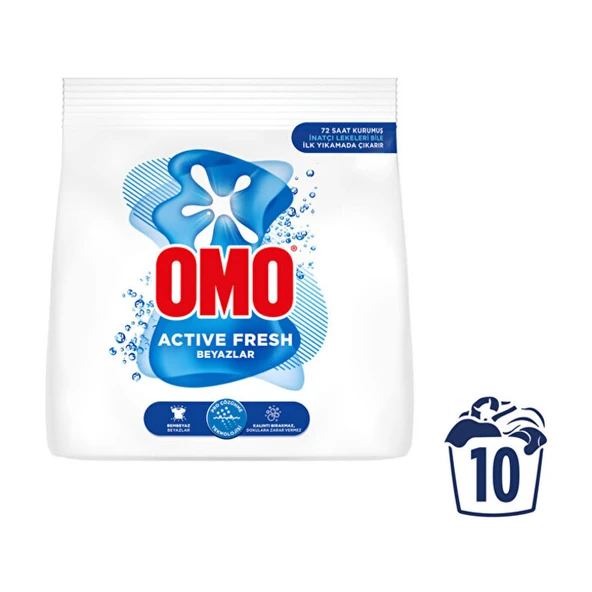 Omo Toz Çamaşır Deterjanı Active Fresh 1.5 Kg ürün görseli