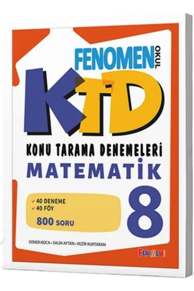 fenomen okul FENOMEN 8 KTD MATEMATİK ürün görseli