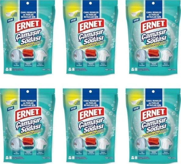 Ernet Çamaşır Sodası 2Kg 6'Lı ürün görseli