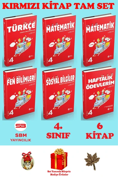 Sbm Yayıncılık 4. Sınıf Etkinlik ve Ödev Seti 6 Kitap + 4 Hediye İlkokul Kitapları 4. Sınıf ürün görseli