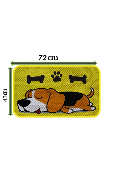 PeraMila KEDİ KÖPEK MAMA VE SU KABI ALTI PASPASI + TIRMALAMA - Resim 2