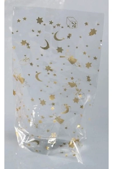 Big Party Kurabiye Jelatini Gold Desenli 10lu 11x19 - Resim 3