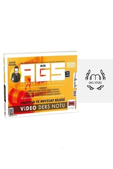 Yargı Yayınları Yargı 2025 MEB AGS Anayasa ve Mevzuat Bilgisi Video Ders Notu Yargı ürün görseli