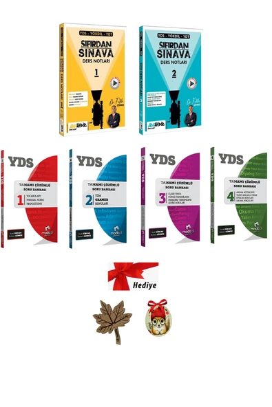 Modadil Yayınları YDS - YÖKDİL - YKSDİL Sıfırdan Sınava Ders Notları ve Soru Bankası Fatih Çömez Rıdvan Gürbüz ürün görseli