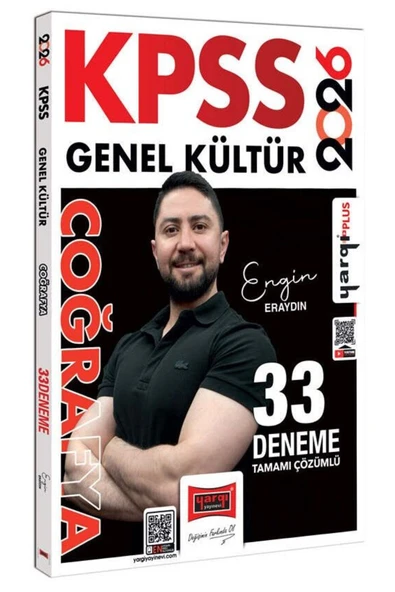 Yargı Yayınları Yargı 2026 KPSS Coğrafya 33 Deneme Çözümlü - Engin Eraydın Yargı Yayınları ürün görseli