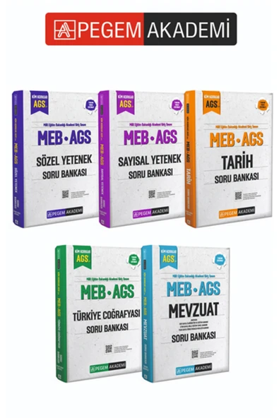 Pegem Akademi Yayıncılık PEGEM AKADEMİ MEB AGS Kim Korkar Serisi Soru Bankası Tamamı Çözümlü Seti (5.Kitap) ürün görseli
