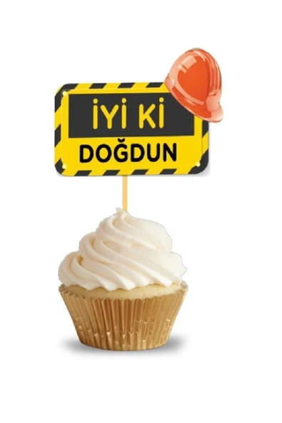 Big Party Inşaat Temalı Parti Kürdanı 10'lu - Resim 2