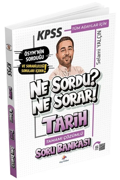 Dizgi Kitap KPSS Tarih Ne Sordu Ne Sorar Soru Bankası Çözümlü - Selami Yalçın Yayınları ürün görseli