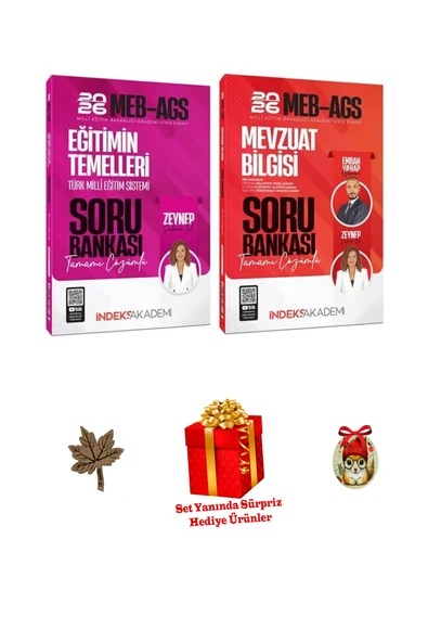 İndeks Akademi 2026 MEB-AGS Algoritması Eğitimin Temelleri & Mevzuat Bilgisi İndeks Zeynep Salman (4 HEDİYELİ) ürün görseli