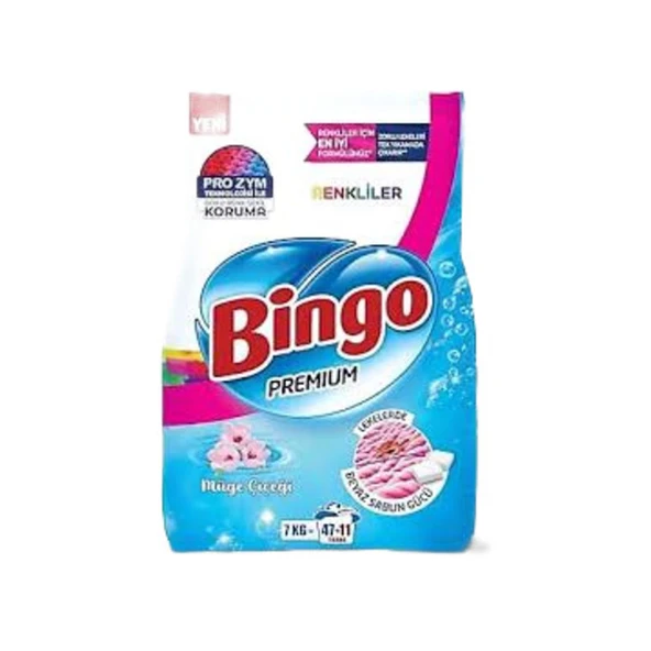 Bingo Premium Toz Çamaşır Deterjanı Renkli 7 Kg ürün görseli