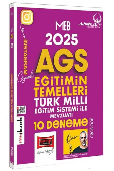 Yargı Yayınları Yargı Yayınları 2025 MEB-AGS Eğitimin Temelleri Türk Milli Eğitim Sistemi ile Mevzuatı 10 Deneme ürün görseli