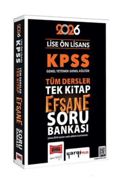 Yargı Yayınları 2026 KPSS Lise-Ön Lisans GK-GY Tüm Dersler Tek Kitap Efsane Soru Bankası-YEP YENİ - Resim 2