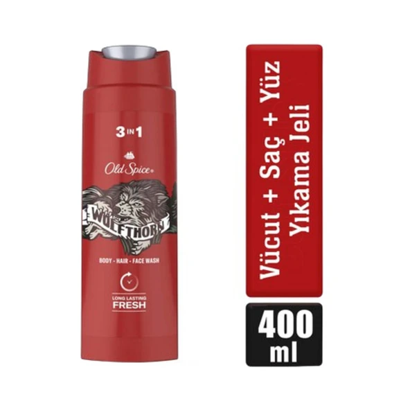 Old Spice Wolfthorn 3 İn1 Şampuan 400 Ml ürün görseli 1