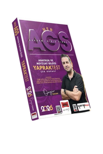 Yargı Yayınları 2026 MEB-AGS Anayasa ve Mevzuat Bilgisi Çek Kopart Yaprak Test+40 Deneme+Soru Cevap-3 KİTAP-SET - Resim 2