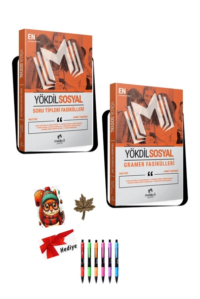 Modadil Yayınları YÖKDİL SOSYAL 2'li Fasikül Seti Rıdvan Gürbüz & Suat Gürcan Modadil (3 Hediyeli) ürün görseli