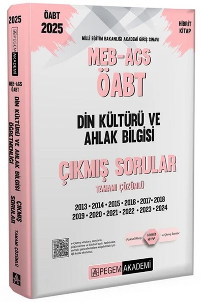 Pegem Akademi Yayıncılık Pegem 2025 ÖABT MEB-AGS Din Kültürü ve Ahlak Bilgisi Öğretmenliği Çıkmış Sorular Çözümlü Pegem Akade ürün görseli