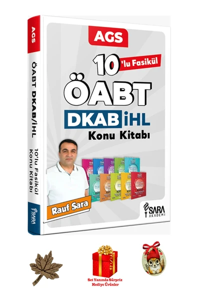 Rauf Şara Şara Akademi 2026 ÖABT MEB-AGS Din Kültürü ve Ahlak Bilgisi Konu Anlatımlı Modüler Set (HEDİYELİ) ürün görseli