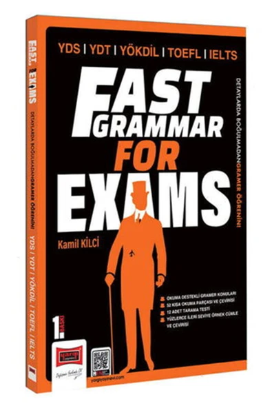 Yargı Yayınları Kamil Kilci YDS YDT YÖKDİL TOEFL IELTS Fast Grammar For Exams - Resim 3
