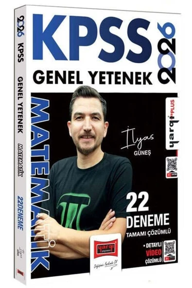 Yargı Yayınları Yargı 2026 KPSS Matematik 22 Deneme Çözümlü - İlyas Güneş Yargı Yayınları ürün görseli