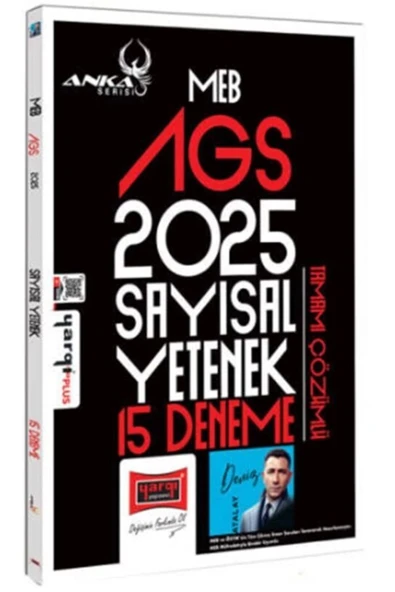 Yargı Yayınları 2025 MEB AGS Anka Serisi Sayısal Yetenek Tamamı Çözümlü 15 Deneme ürün görseli