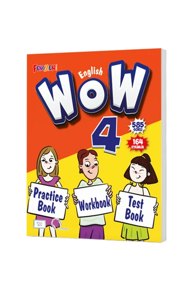 fenomen okul WOW 4 PRACTICE BOOK + WORKBOOK + TEST BOOK ürün görseli