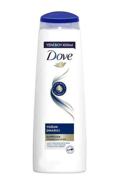 Dove Yıpranmış Saçlar İçin Yoğun Onarıcı Şampuan 6 x 400 ML ürün görseli 1