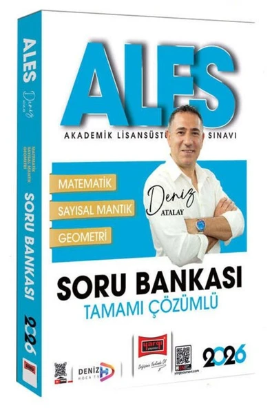 Yargı Yayınları Yargı Yayınları 2026 ALES Tamamı Çözümlü Matematik Soru Bankası (Deniz Atalay) ürün görseli