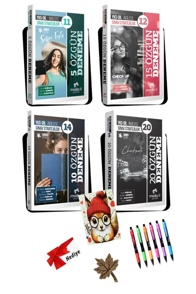 Modadil Yayınları YKSDİL (YDT) Deneme Seti (50 Deneme) Rıdvan Gürbüz & Suat Gürcan Modadil (3 Hediyeli) - Resim 3