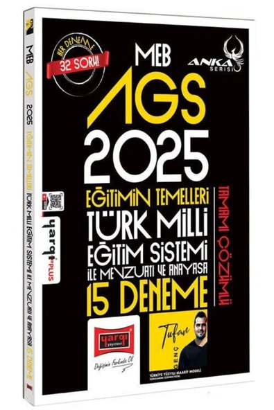 Yargı Yayınları Yargı 2025 Meb-ags Anka Serisi Eğitimin Temelleri Ve Anayasa 15 Deneme ürün görseli