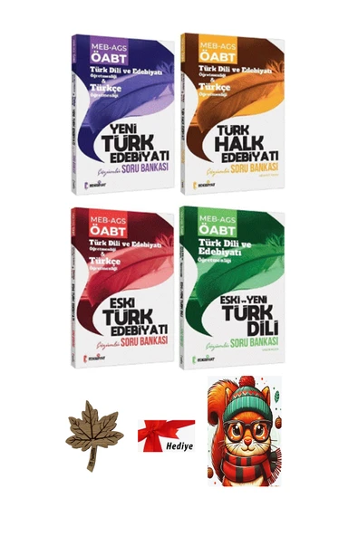 Edebiyat TV Yayınları Edebiyat TV ÖABT MEB-AGS Türk Dili Edebiyatı-Türkçe Soru Bankası 4 lü Set (HEDİYELİ) ürün görseli