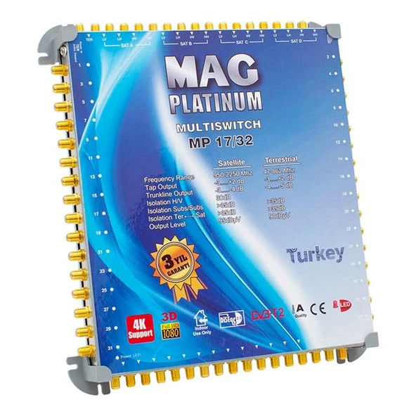Mag Platinum 17-32 Kaskatlı Uydu Santrali ürün görseli 1