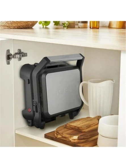 Tefal GC510DE0 SuperGrill 3in1 6 Dilim Kapasiteli 2000 Watt Barbekü Izgara ve Tost Makinesi - Inox - Resim 8