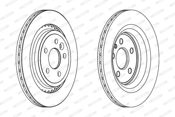 Volvo Fren Diski Arka - Fren Diski Arka - Frd Ddf1681c - Resim 1