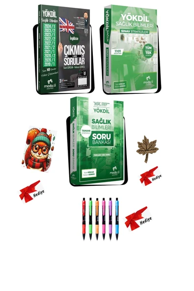 Modadil Yayınları Modadil YÖKDİL SAĞLIK - Kazandıran SET A Suat Gürcan & Rıdvan Gürbüz (3 HEDİYELİ) ürün görseli