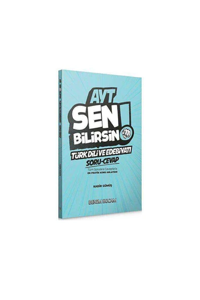 PeraMila Benim Hocam Kadir Gümüş 2025 Ayt Sen Bilirsin Edebiyat Soru Cevap ürün görseli