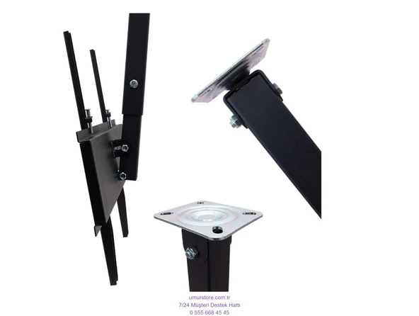 ONVO 50ovf9000uq 50'' 127 Ekran Uydu Alıcılı 4k Ultra Hd Qled Google Smart Lcd Led Televizyon Hareketli Tavan Askı Aparatı - Resim 2