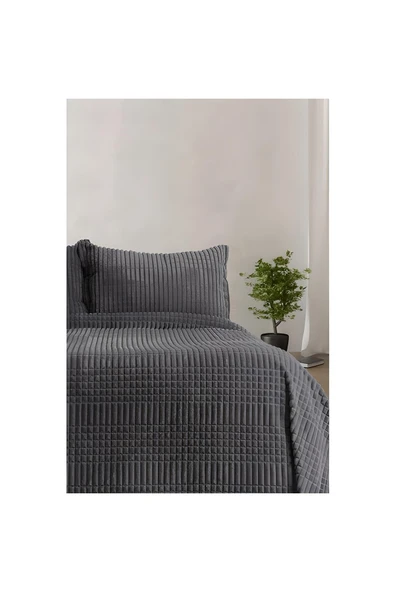 Merinos Modern Line 2 Parça Tek Kişilik Battaniye Seti - Resim 3