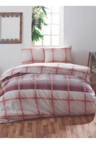 Taç Kristal Tek Kişilik Ranforce Nevresim Takımı Şimal - Resim 2