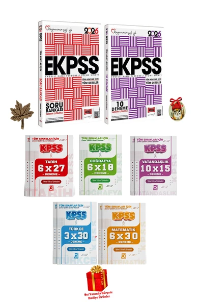 PeraMila 2026 Yargı Yayınları E-kpss Tüm Dersler Soru Bankası Ve Deneme Seti (4 HEDİYELİ) ürün görseli