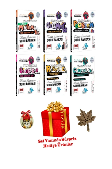 PeraMila İlyas Güneş Yargı Yayınları Tüm Adaylar Için Taktiklerle Matematik Konu Anlatımlı Soru Fasikülü Seti ürün görseli