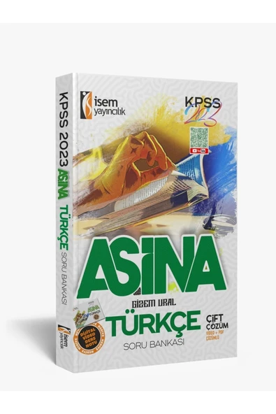 İsem Yayıncılık 2023 Kpss Aşina Türkçe Qr Ders Notu Hediyeli Soru Bankası ürün görseli
