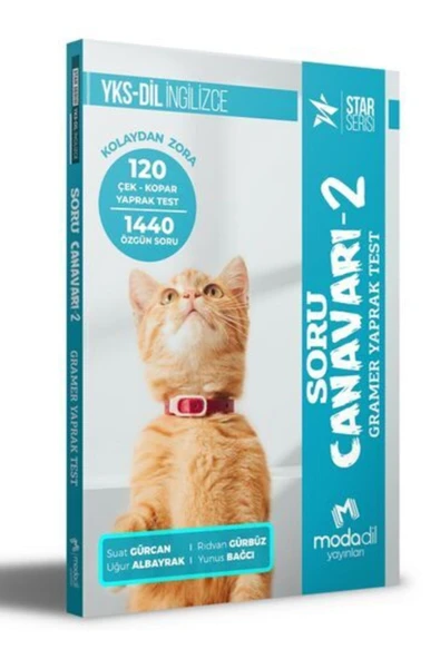 Modadil Yks Dil Ingilizce Soru Canavarı-2 Gramer Yaprak Test Star Serisi Yayınları ürün görseli