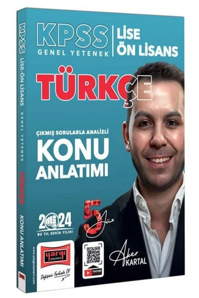 Yargı Yayınları Yargı 2024 Kpss Lise Ön Lisans Türkçe 5yüz Konu Anlatımı - Aker Kartal ürün görseli