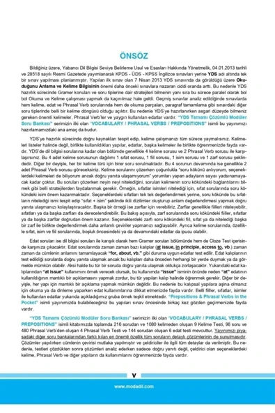 Modadil Yds Tamamı Çözümlü Modüler Soru Bankası Set - Resim 2