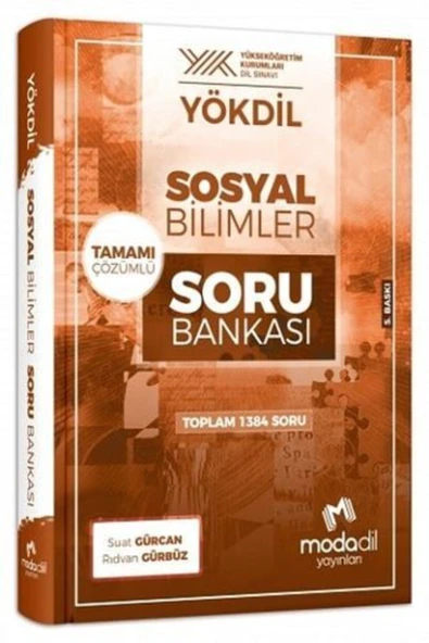 Modadil Yayınları Modadil YÖKDİL Sosyal Bilimler Tamamı Çözümlü Soru Bankası ürün görseli