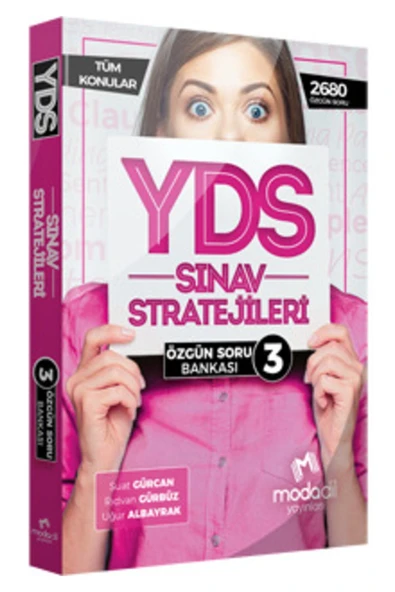 Modadil Yayınları Modadil YDS Sınav Stratejileri 3 - Özgün Soru Bankası ürün görseli