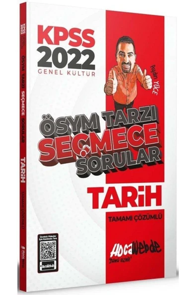 Hocawebde Yayınları 2022 Kpss Tarih Ösym Tarzı Seçmece Sorular Tamamı Çözümlü Soru Bankası ürün görseli