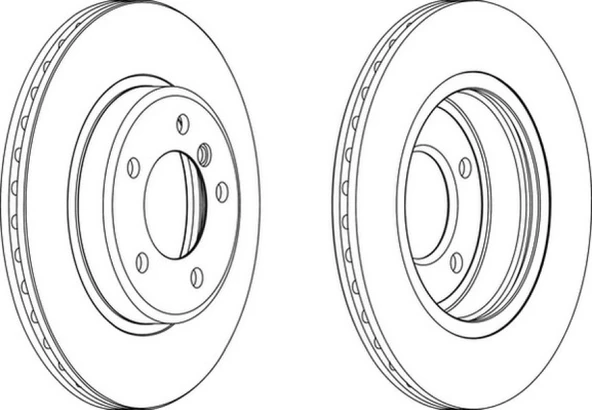Bmw Fren Diski Ön - Takım - Frd Ddf1066 - Resim 1