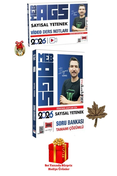 PeraMila 2026 MEB-AGS Sayısal Yetenek Video Ders Notları ve Kamp Kitabı İlyas Güneş ürün görseli